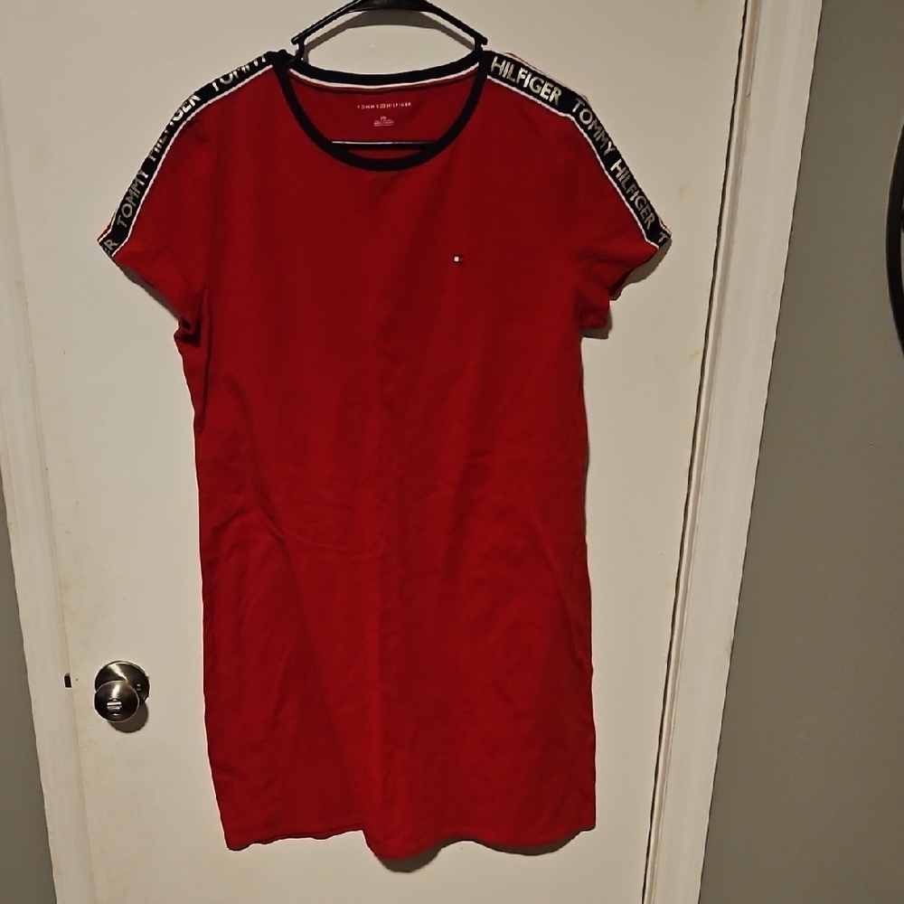 Tommy Hilfiger Red T-Shirt Dress